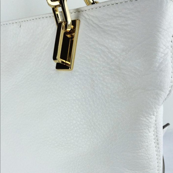 MICHAEL Michael Kors | Bags | Michael Kors Brooke White Leather Bag ...